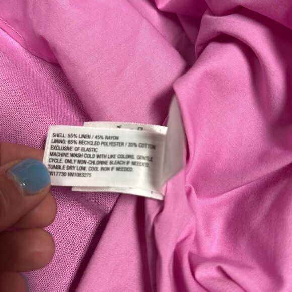 Universal Thread Women’s Linen Spaghetti Strap MIDI Dress Size Large NEW - Picture 6 of 6